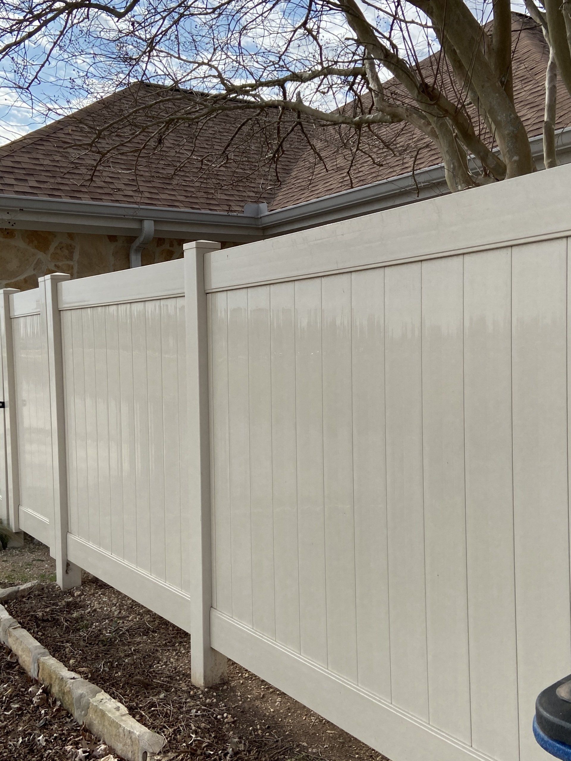 Vinyl Fence — New Braunfels, TX — Shelton’s Outback Fence Co