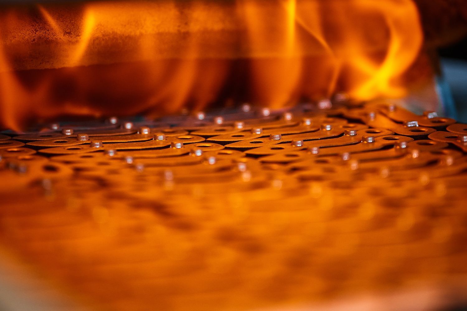 Fire From Ongoing Heat Treatment