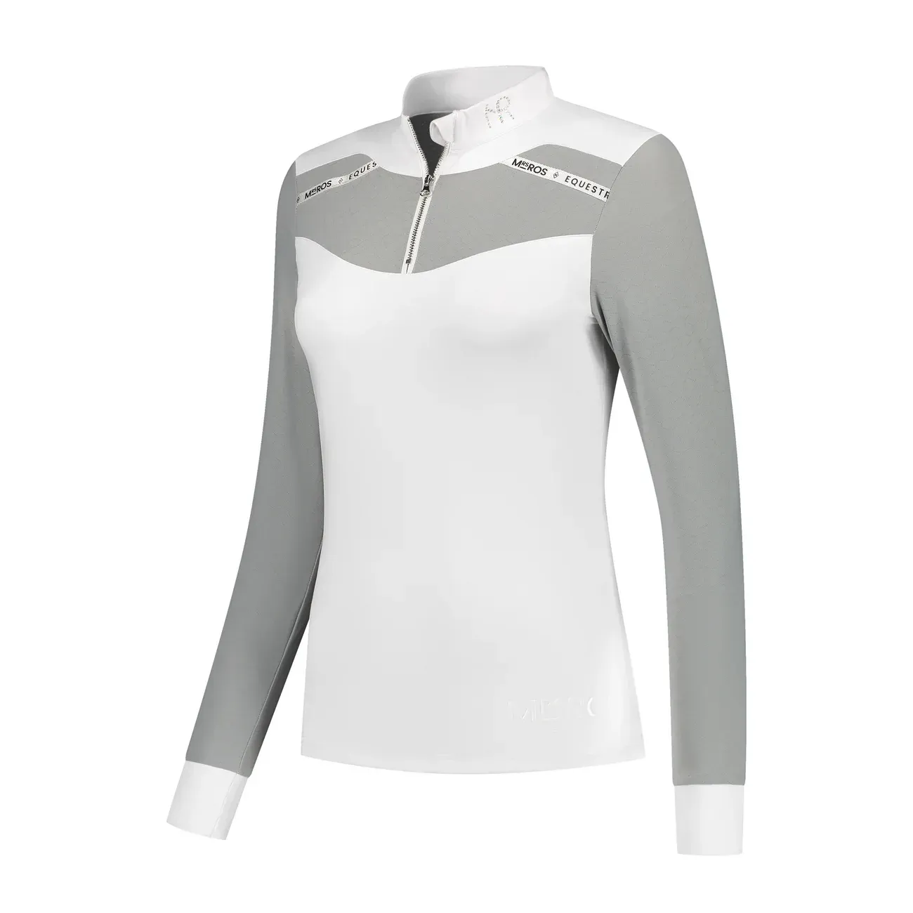 Mrs. Ros Competitie top jacquard lange mouw