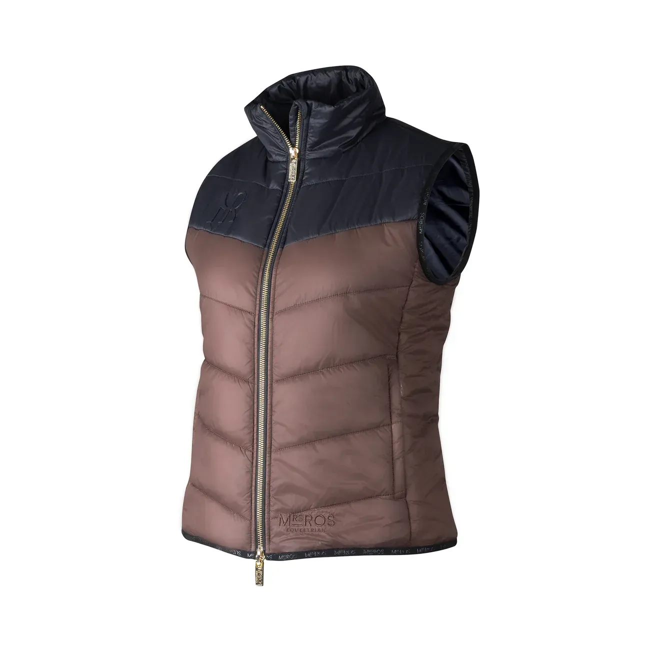 Mini Ros Bodywarmer Black Taupe