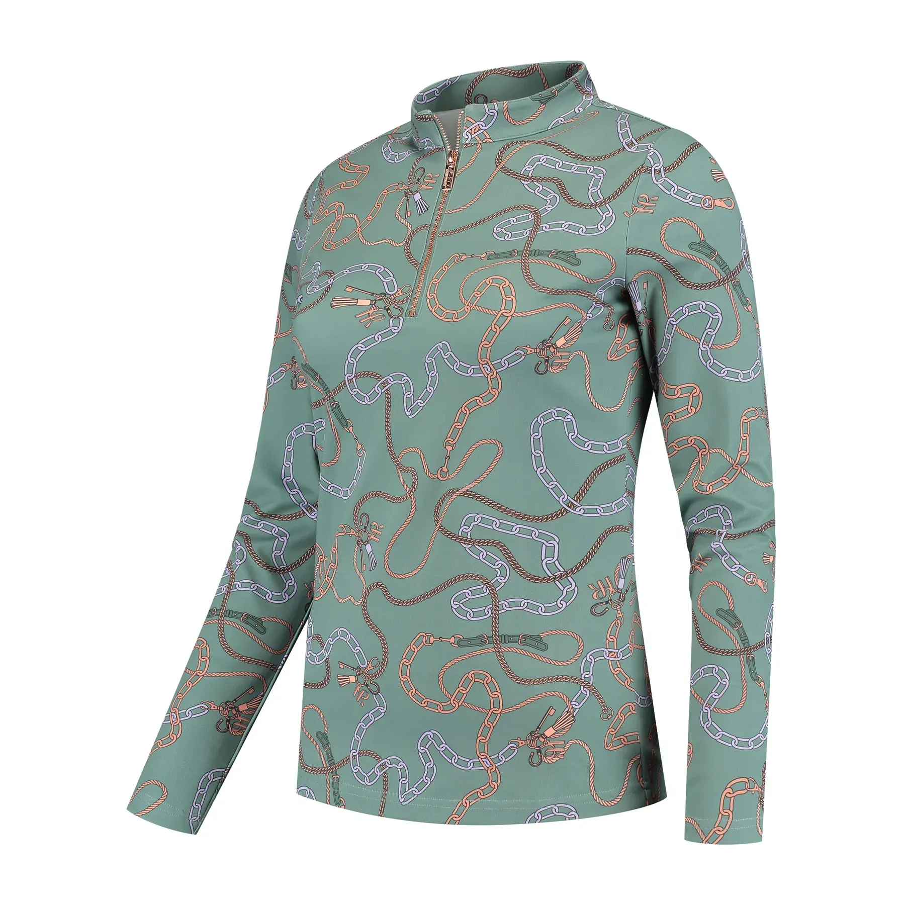 Lange mouwen trainingsshirt ketting - Lavendelvelden