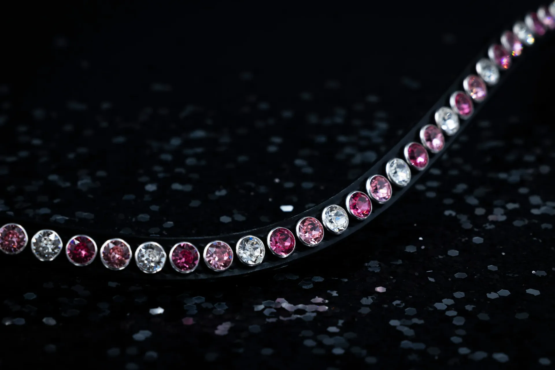 Classic XL frontriem Rose / Lt. Rose / Crystal