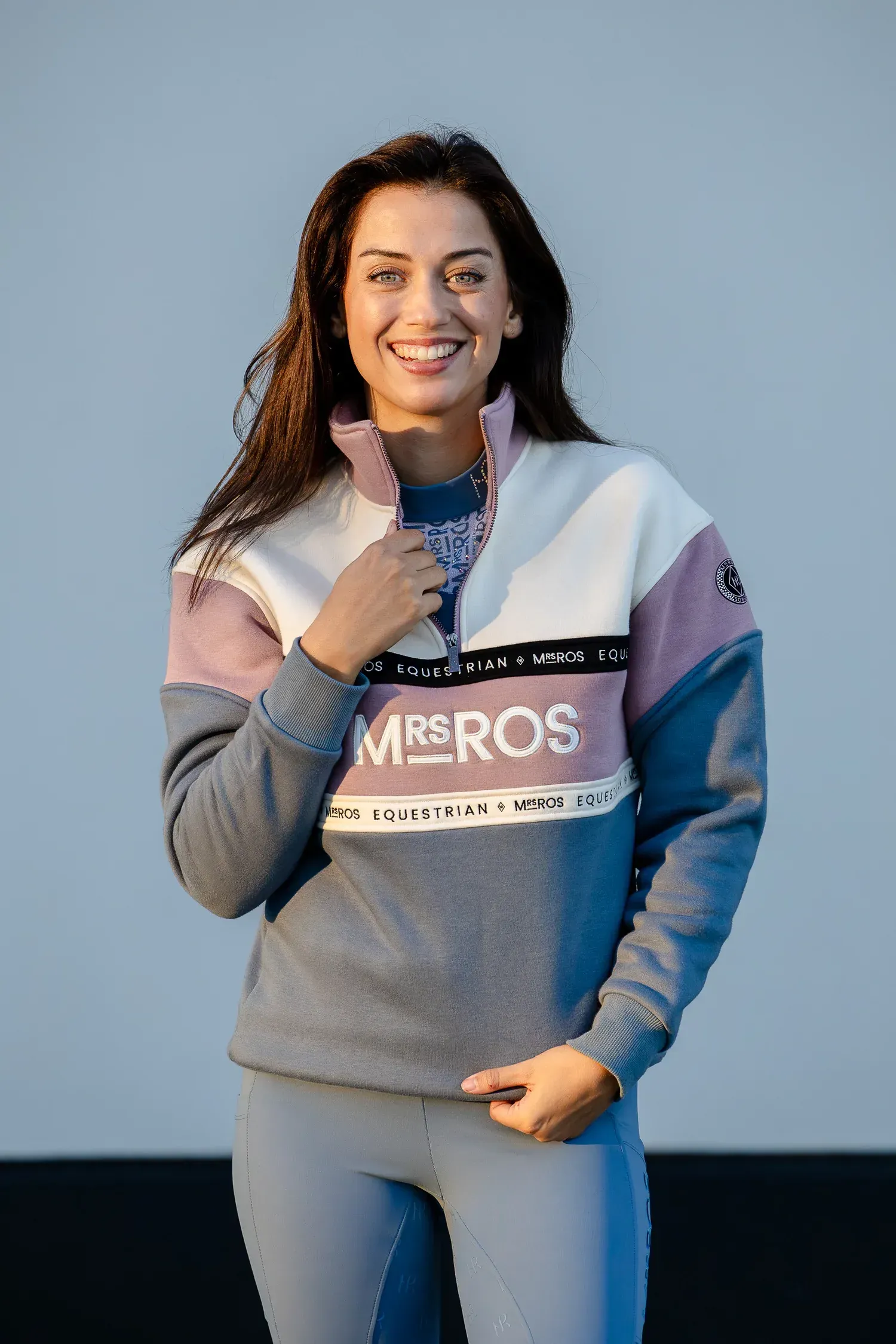 Mrs Ros Sweater Blush-Noir