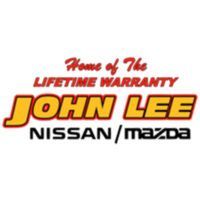 Logo for John Lee Nissan/Mazda, with text