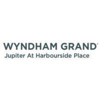 Wyndham Grand Jupiter at Harbourside Place logo in gray text.