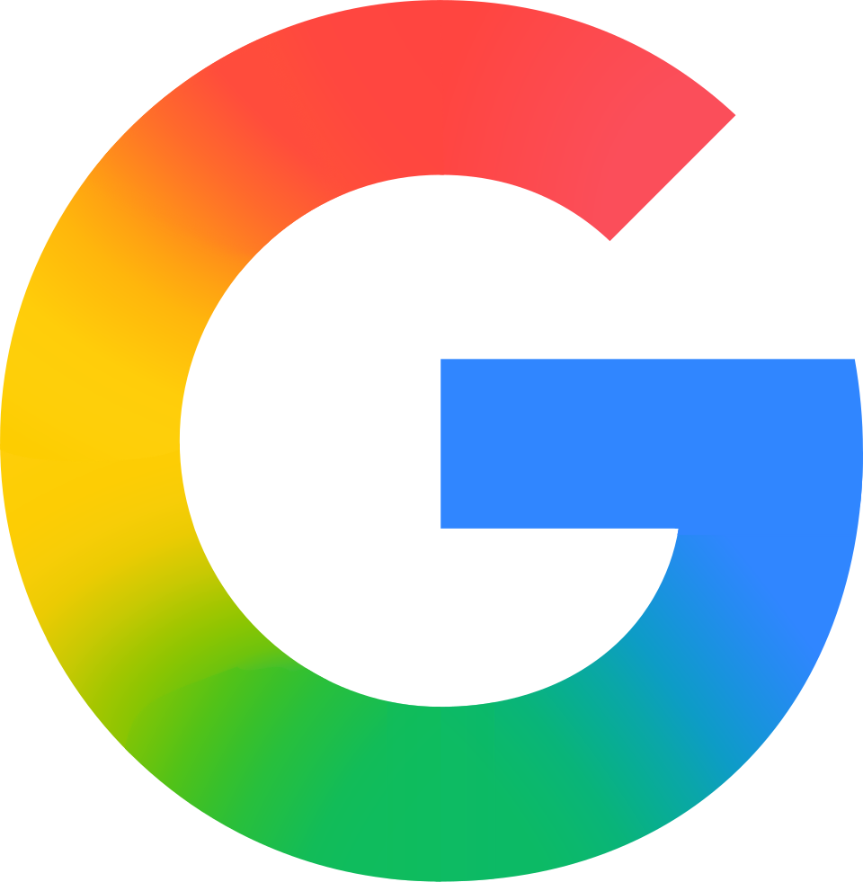 The Google logo: a colorful uppercase 