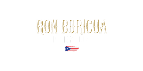 "Ron Boricua" in gold text with a Puerto Rican flag graphic beneath on a white background.