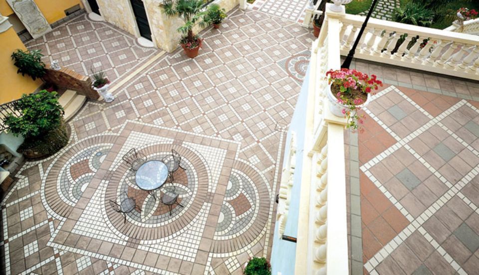 pavimento a mosaico