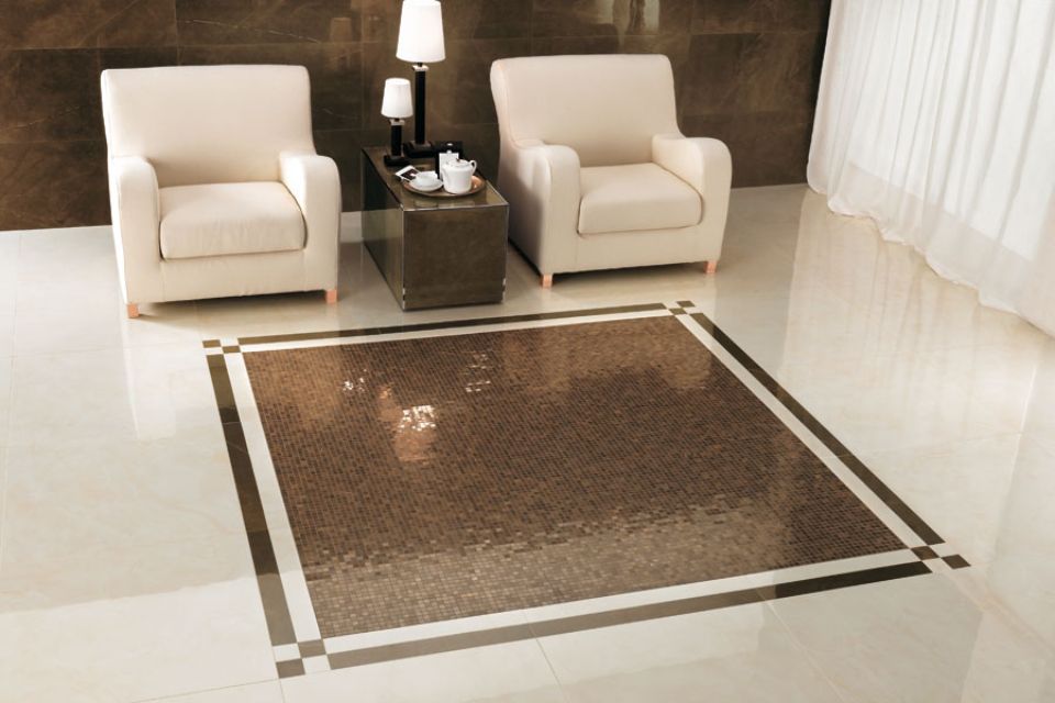 pavimento con poltrone