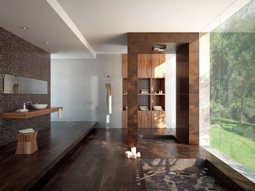 bagno in legno