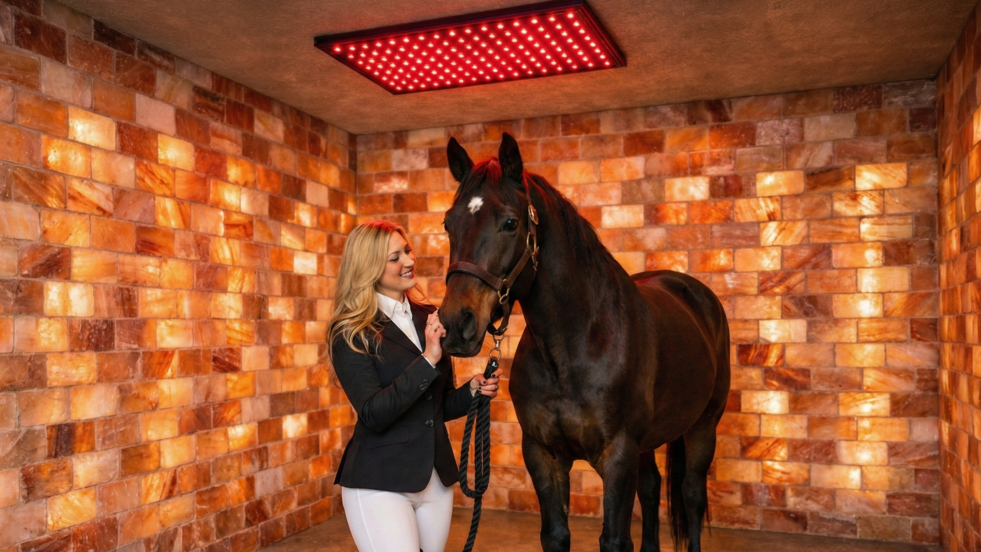 A woman is sitting in a cave holding a pink bowl.