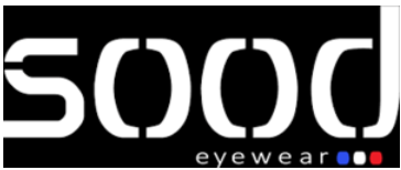 Un logo noir et blanc pour les lunettes sooc