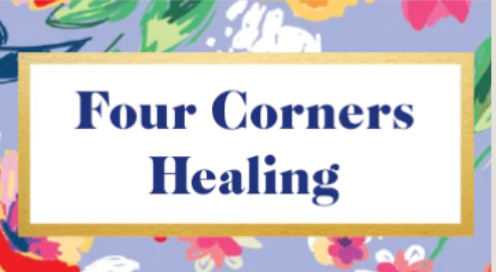 four corners logo blue