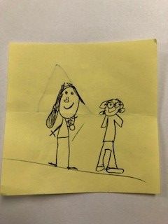 Thank you card from a patient