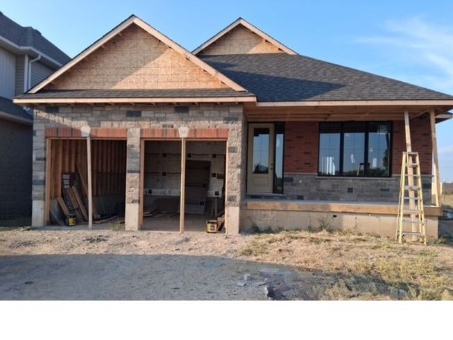 Bungalow under construction.