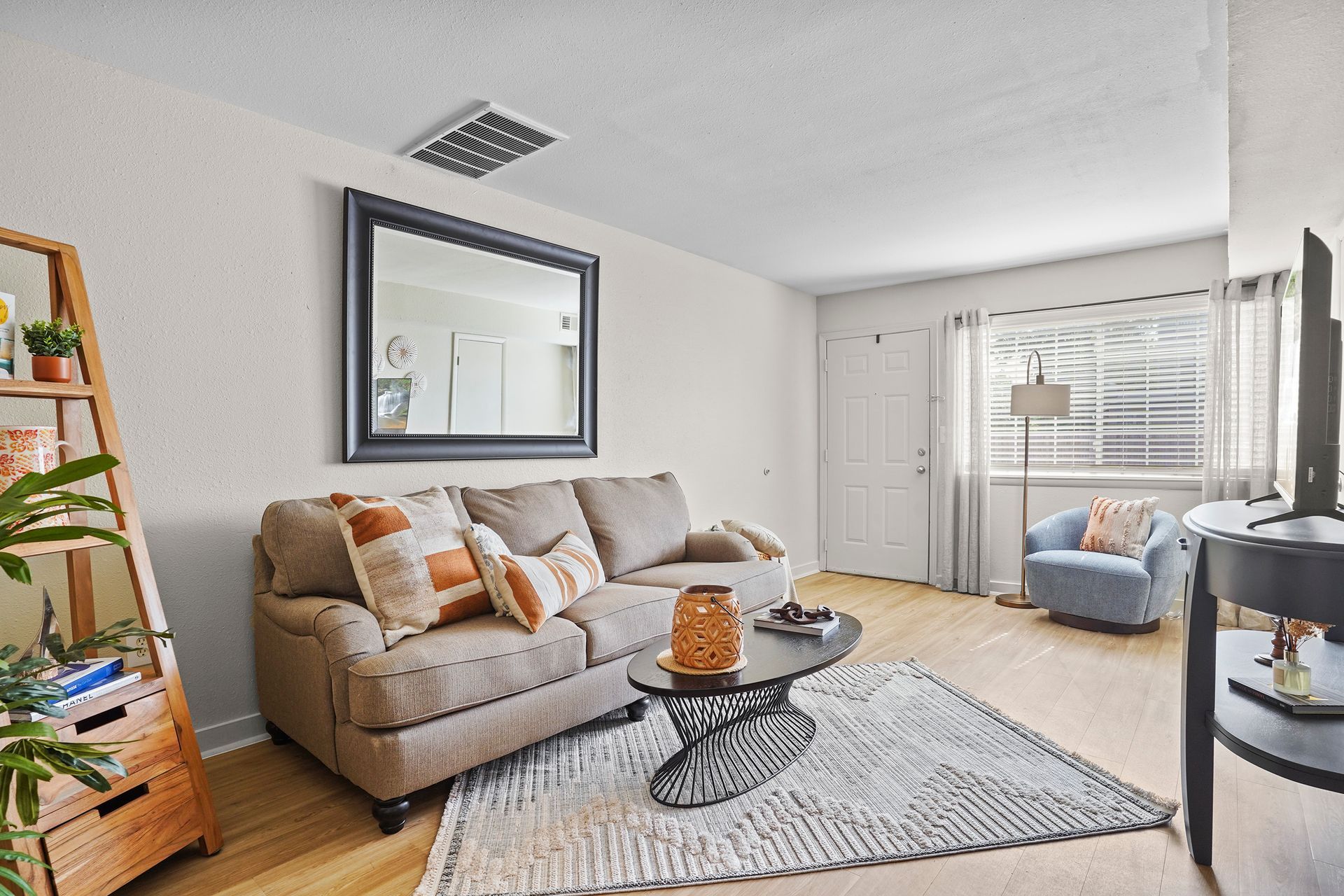 couch and living room