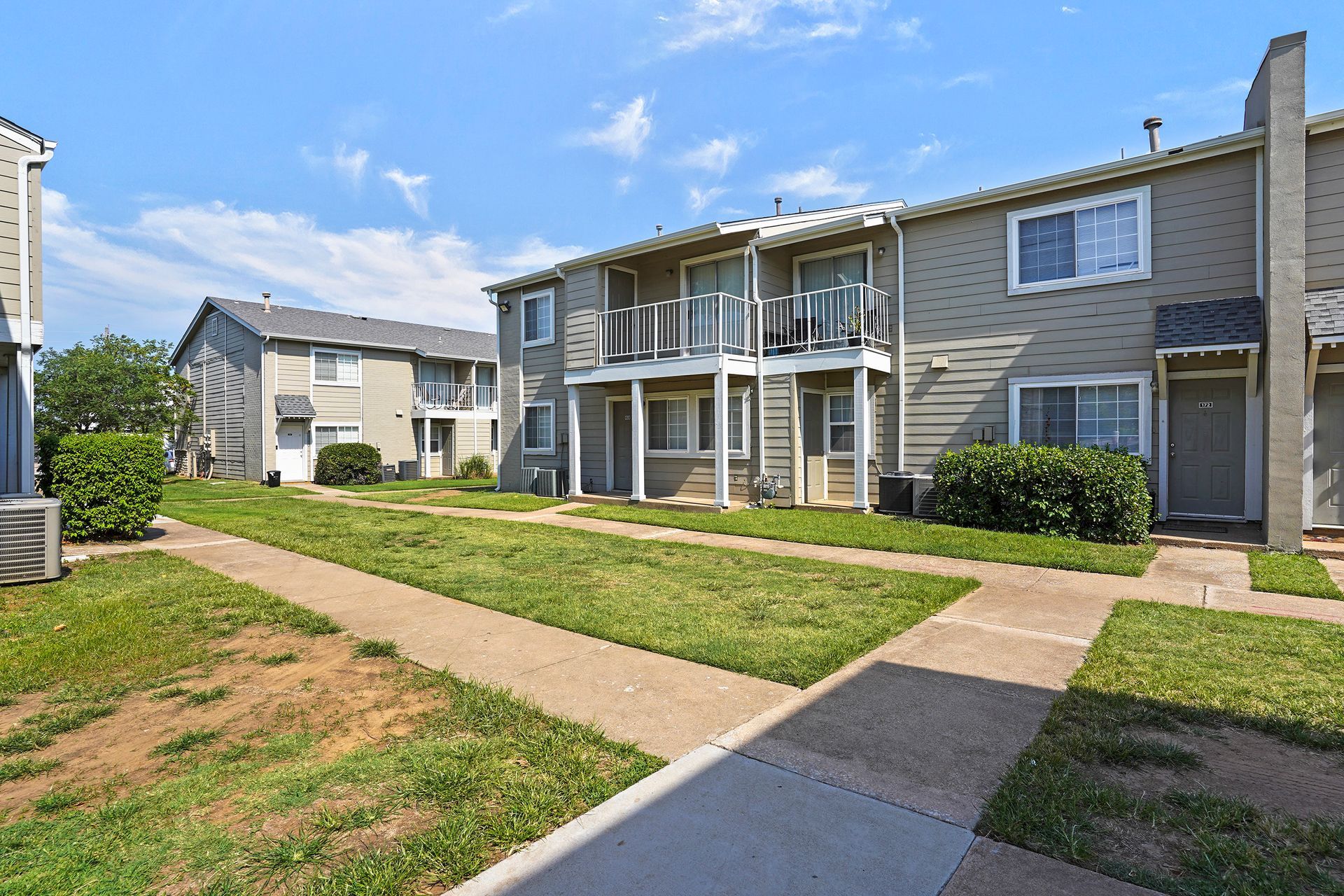 walkway and exterior