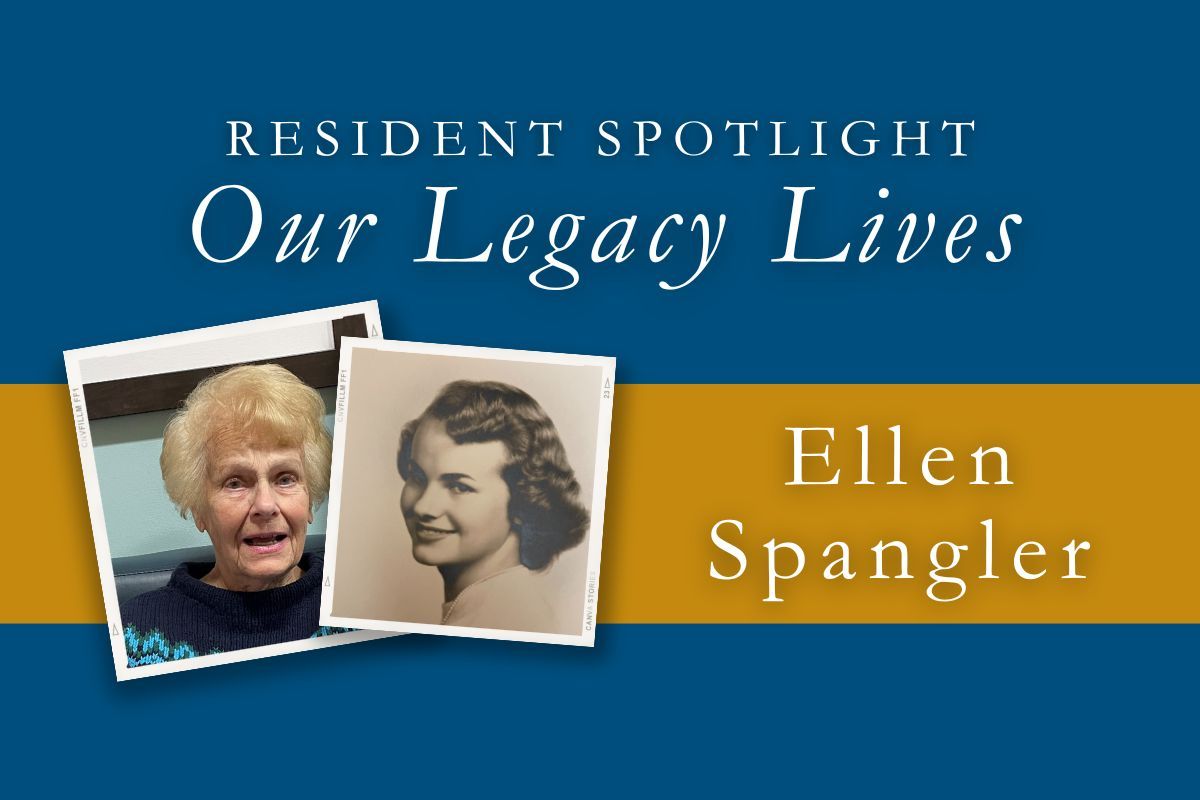 A poster for resident spotlight our legacy lives