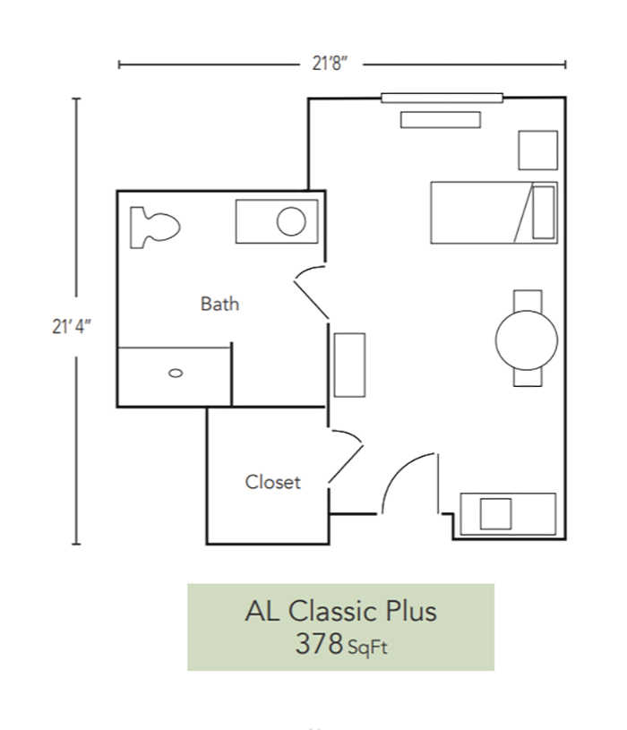 A floor plan of a house with a bathroom and closet