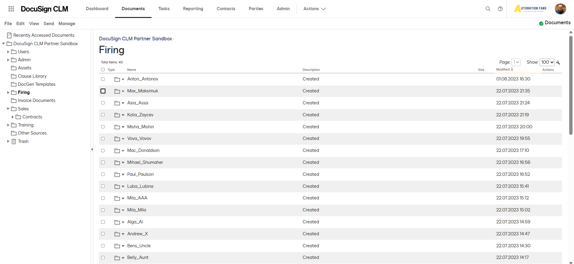 DocuSign CLM: Centralized Repository for Contract Management