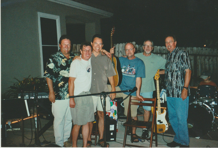 A group of men singin