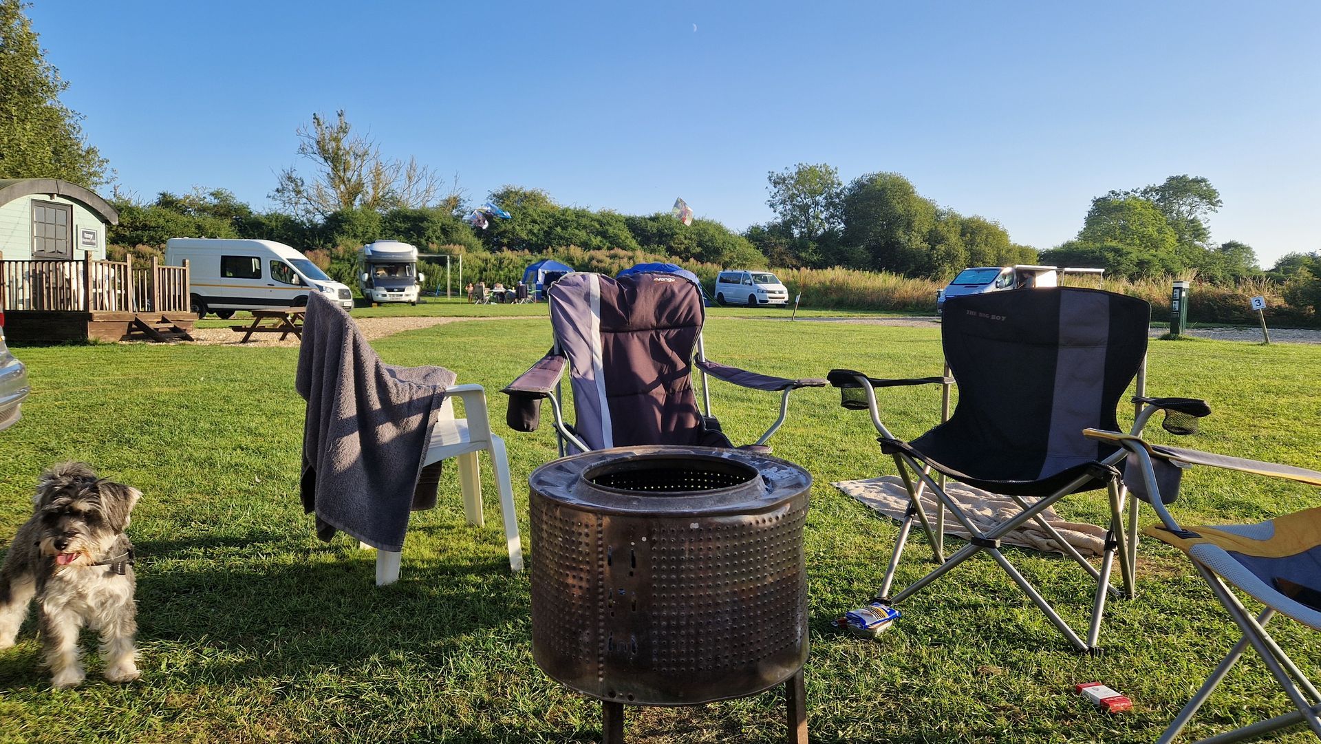 Groups on the campsite