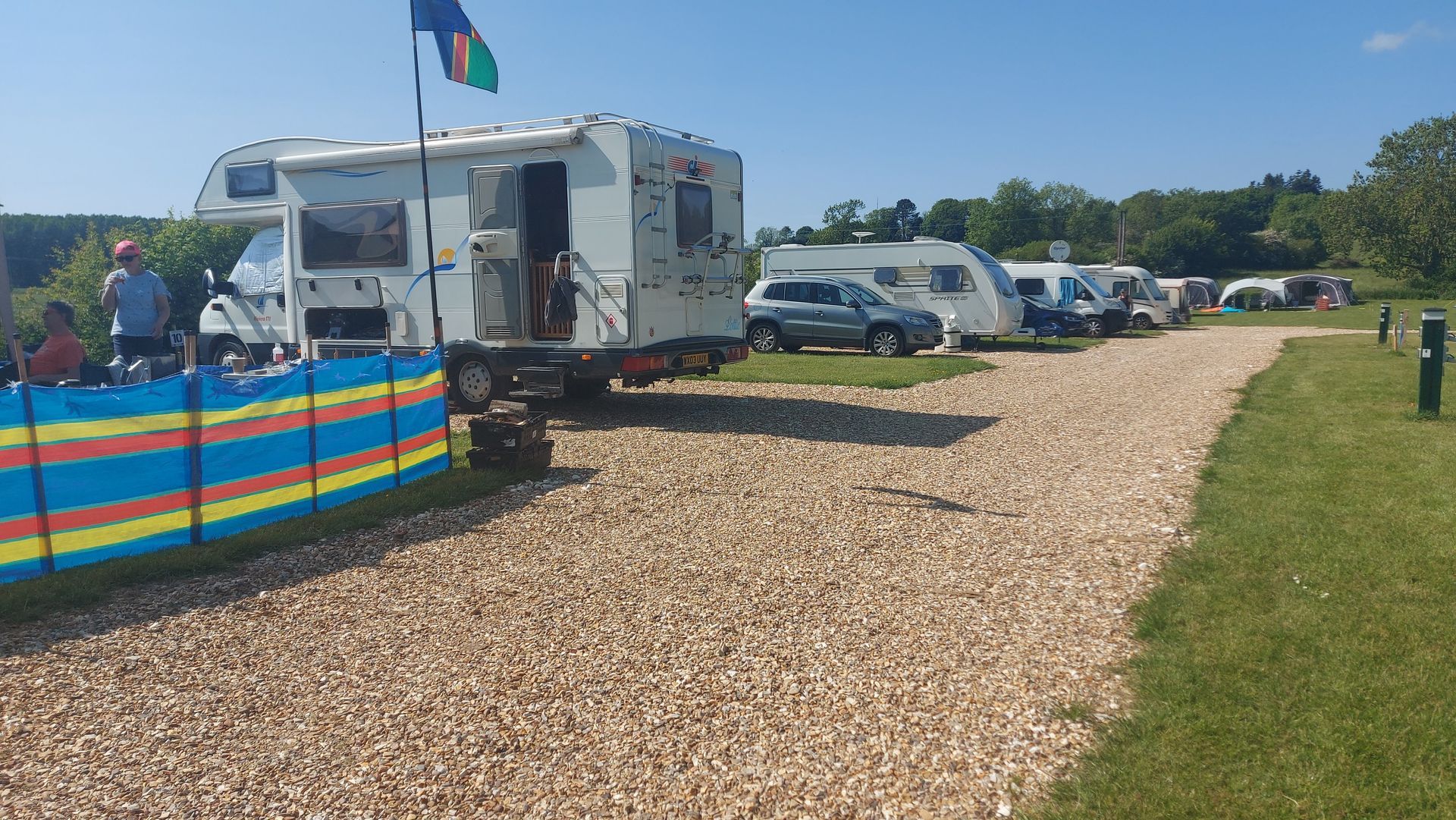 Hardstanding with a Motorhome