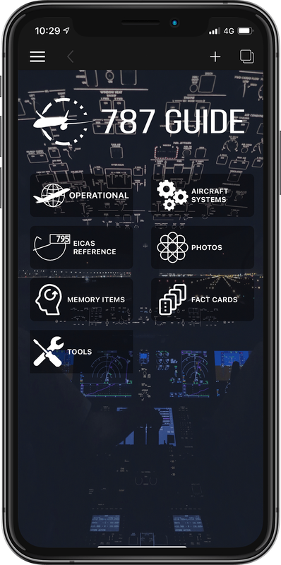 Boeing 787 guide manual app