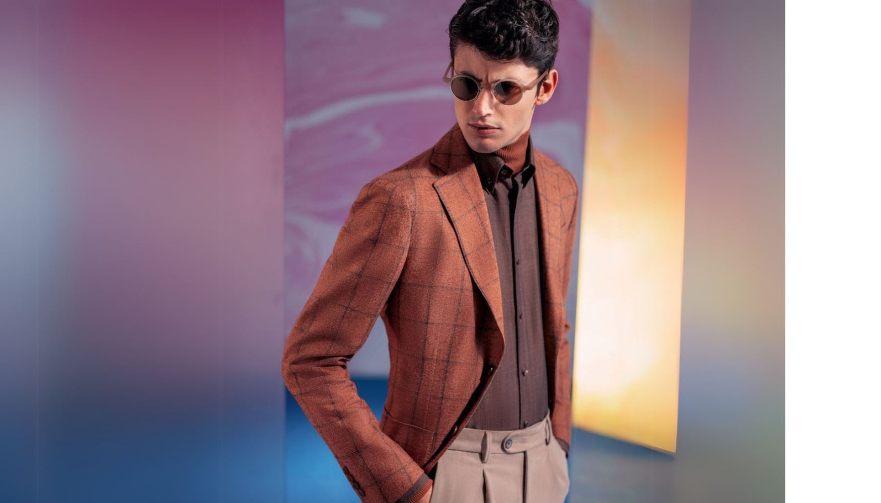 Kamran Bespoke MTM windowpane jacket
