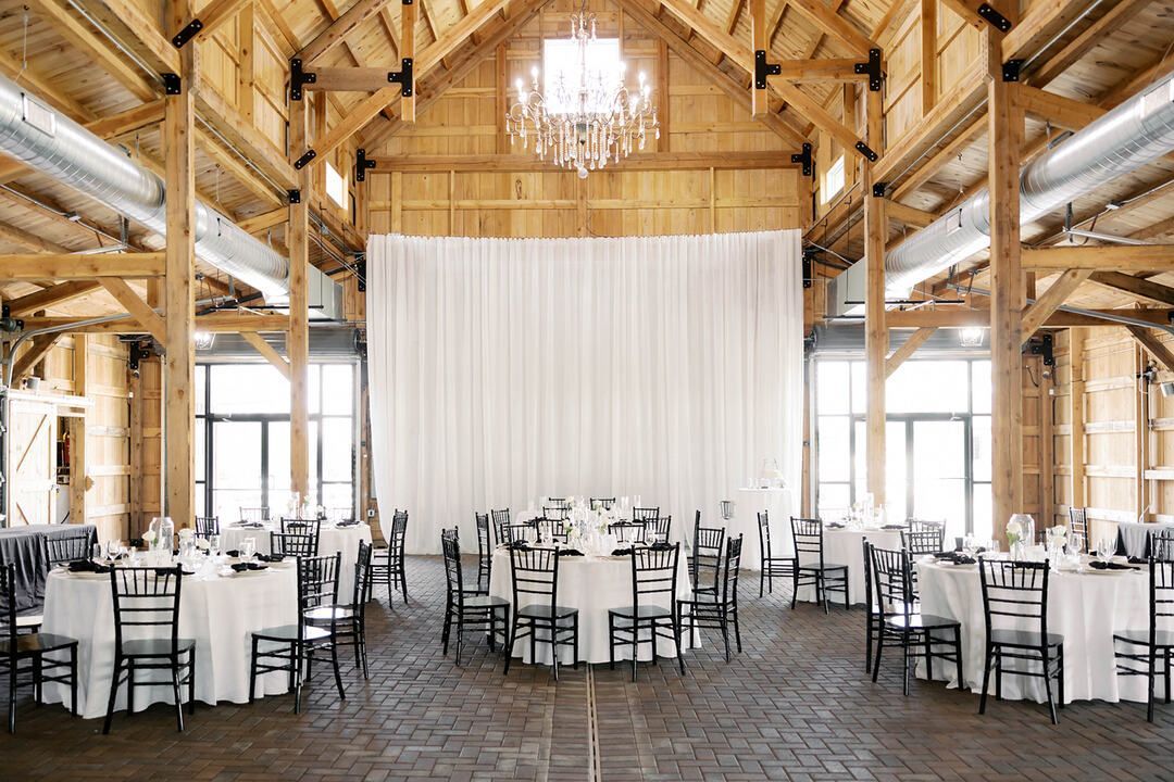 black chiavari chairs