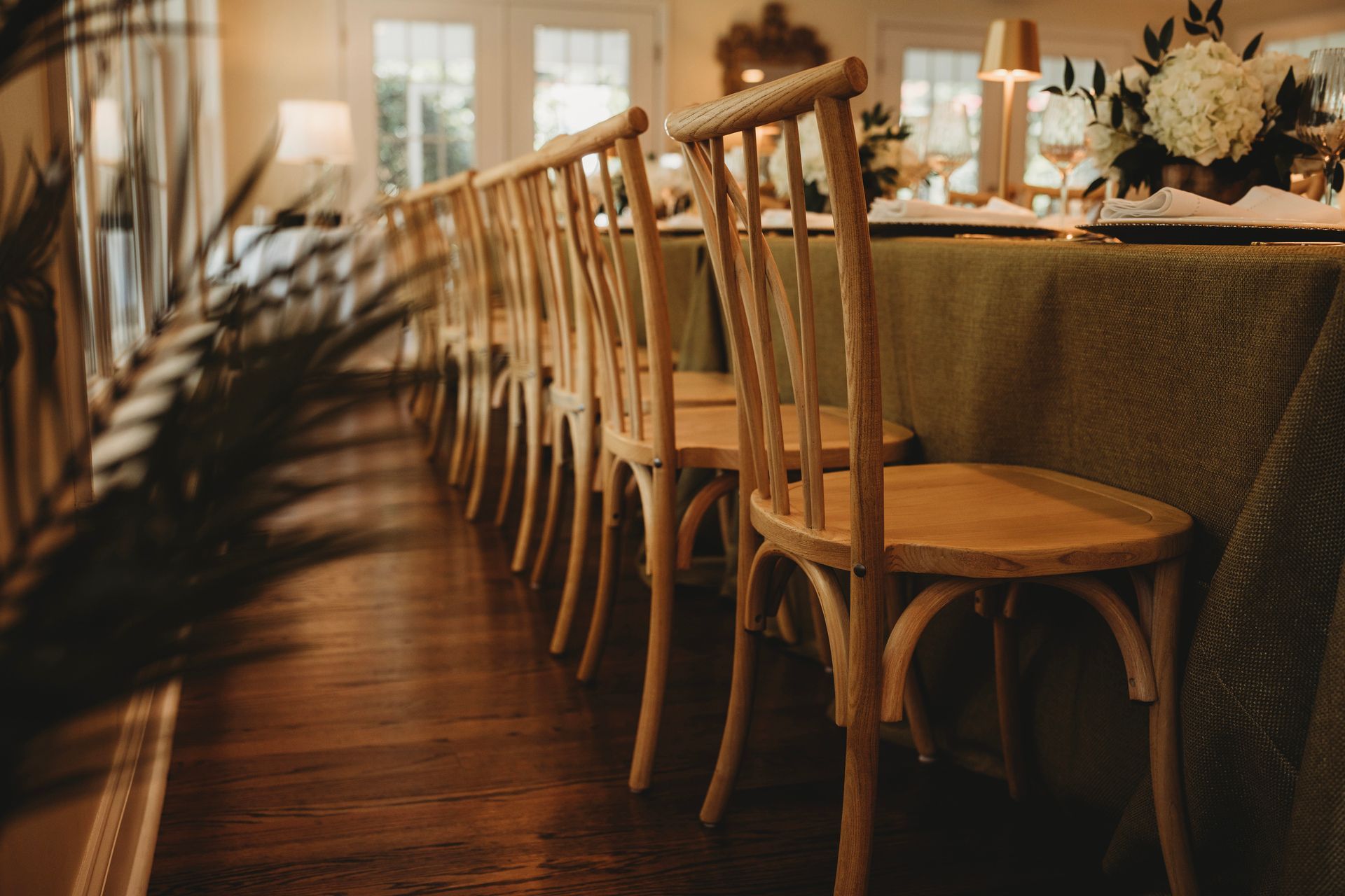 wood event furniture