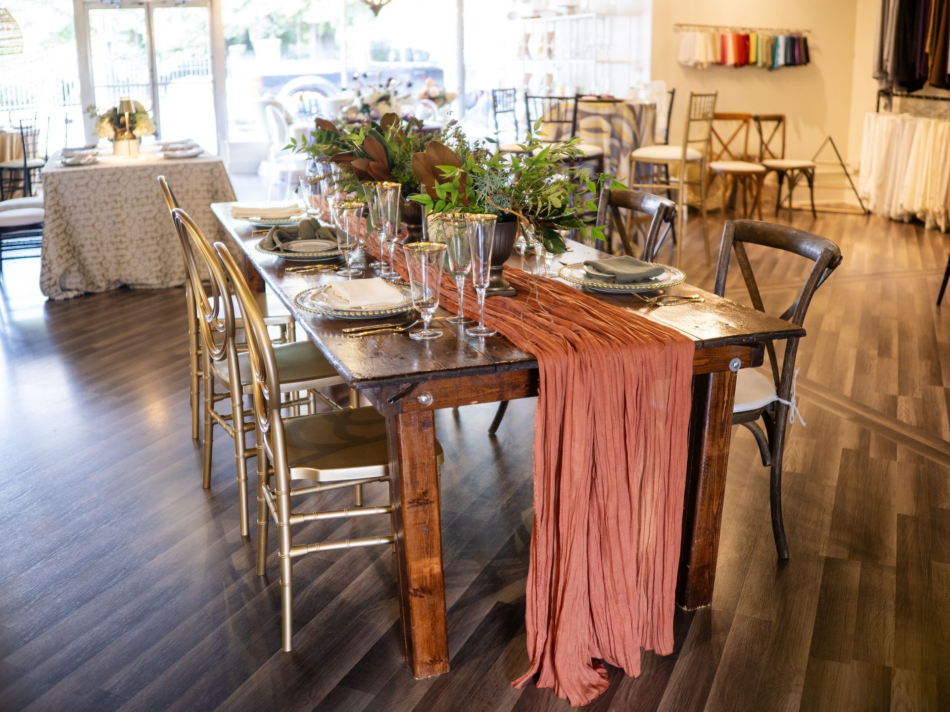 wood event furniture