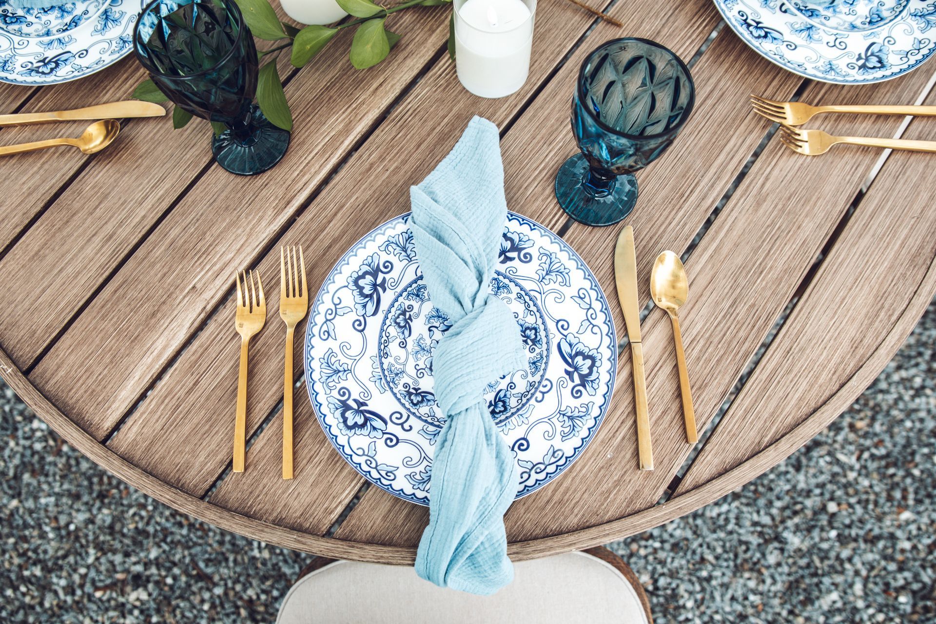 wood event table