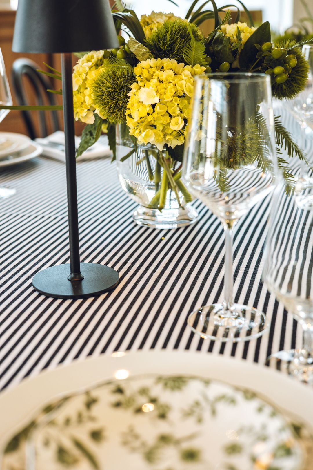 modern floral wedding