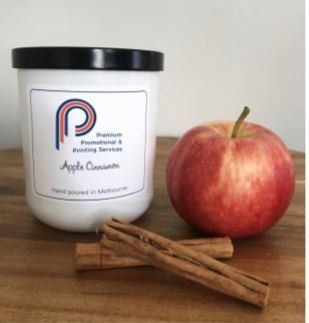 plastic mug with apple