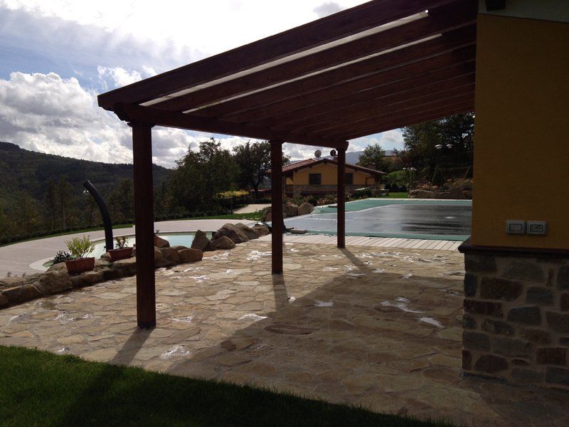 allestimento terrazza