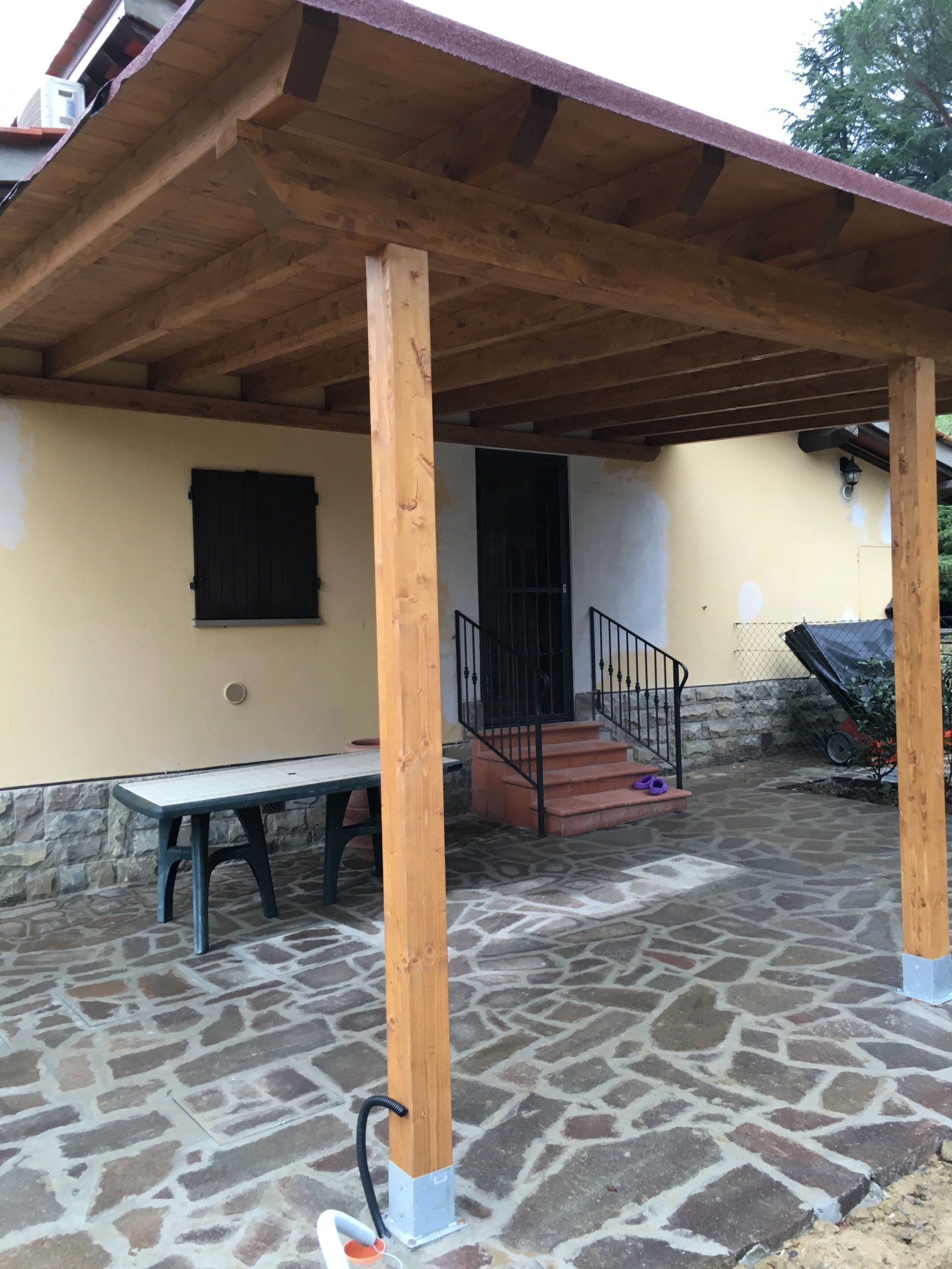 pergolato in legno