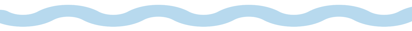 Light blue wavy line on a white background.