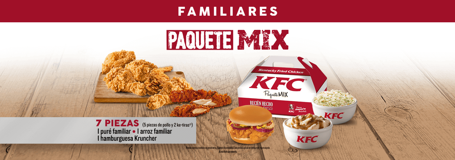 KFC - PAQUETE MIX