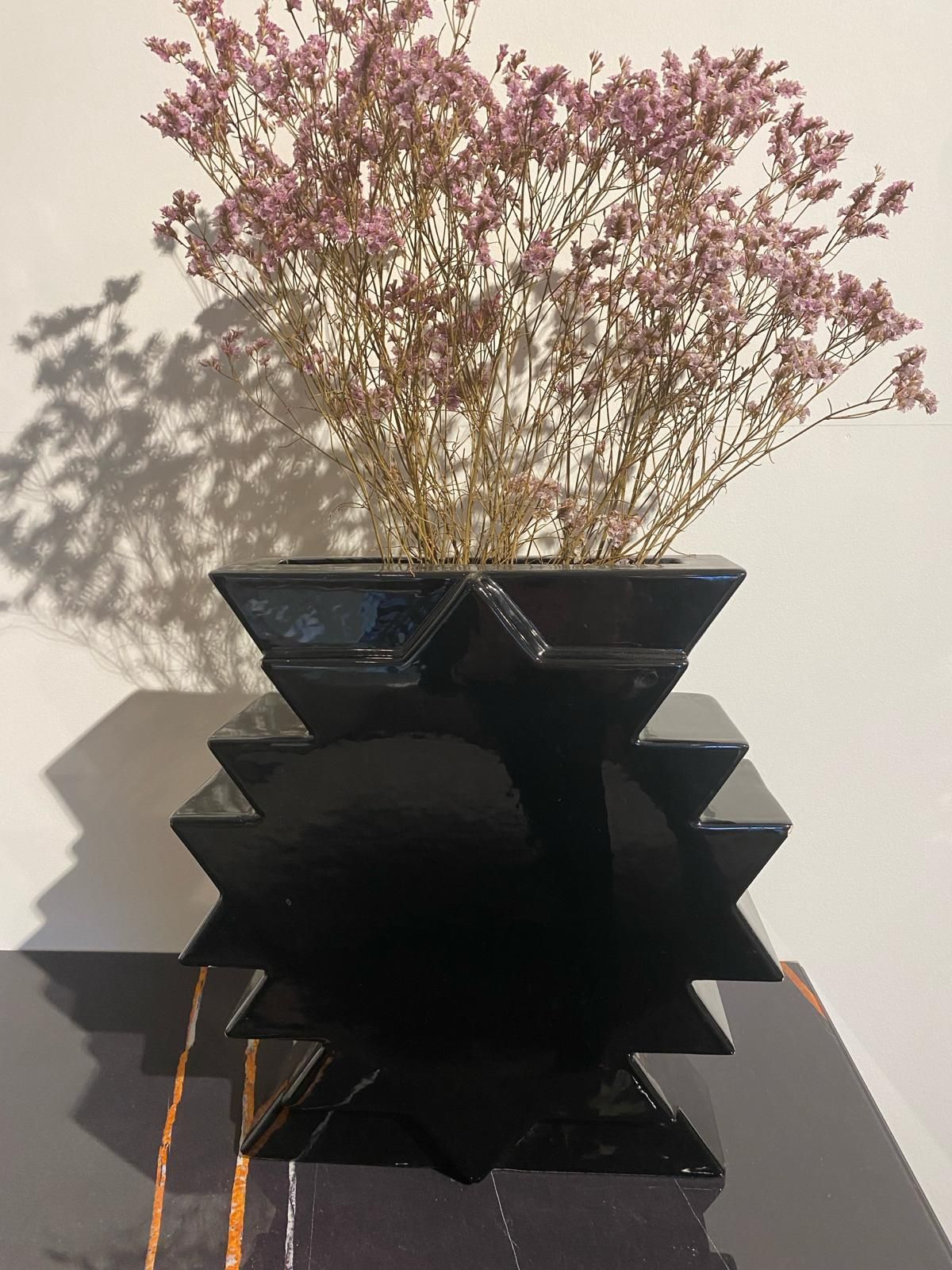 Vaas Ettore Sottsass uniek stuk