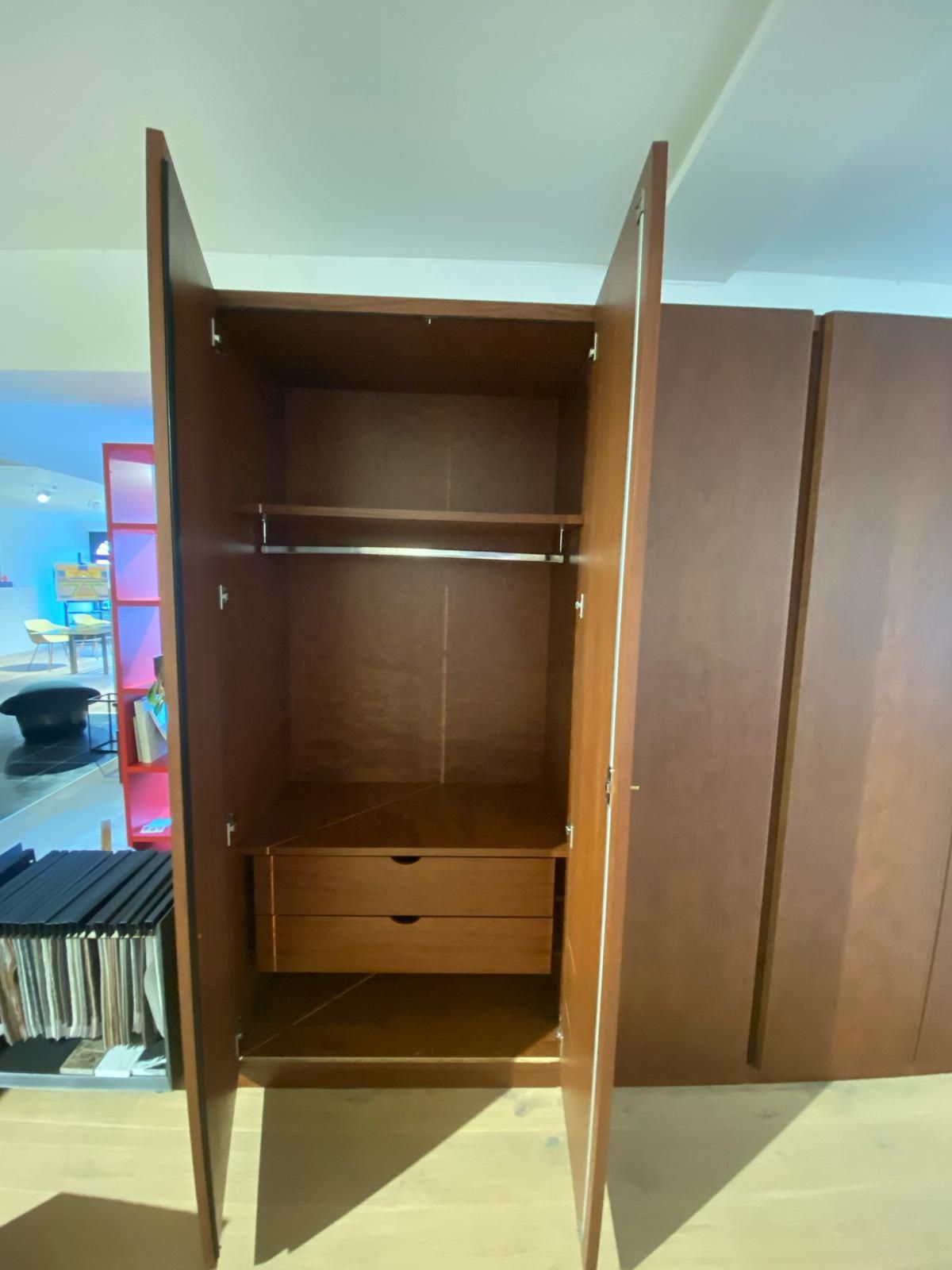 Kleerkast bubinga 1997 Dino Gavina Studio