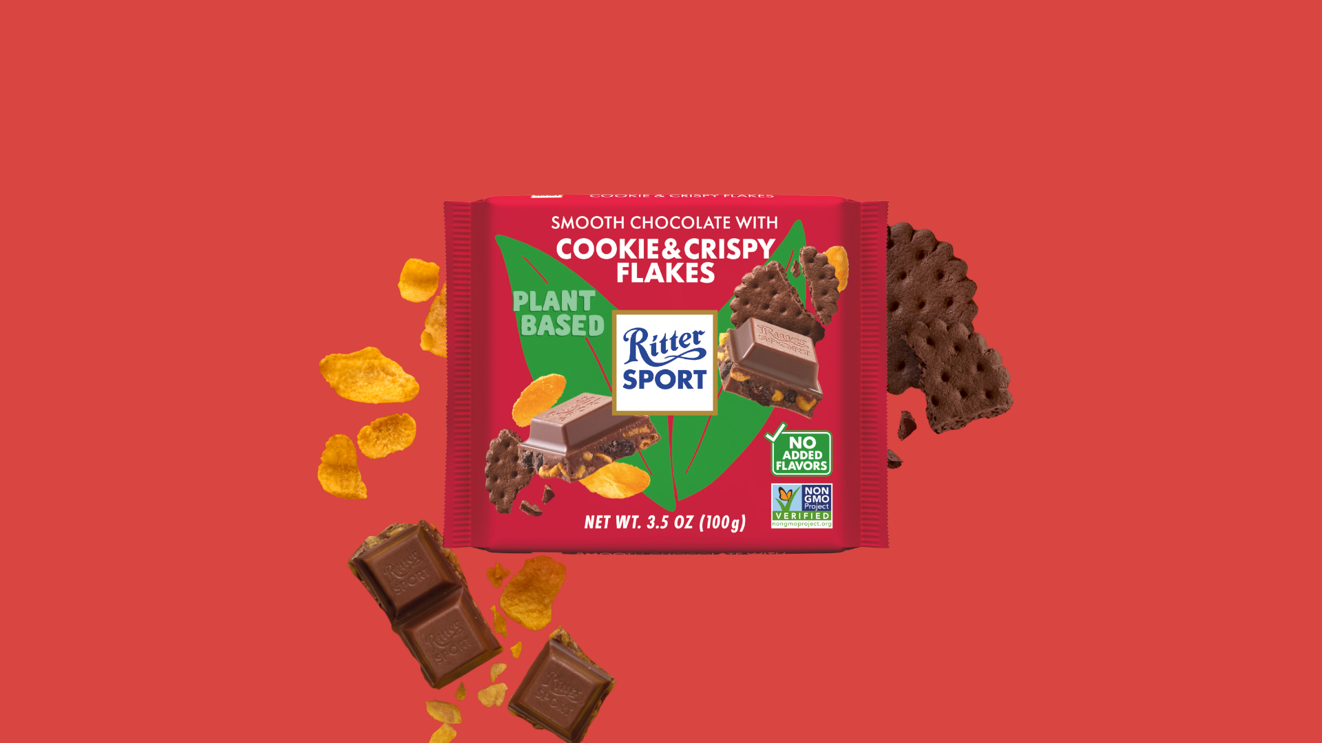 Ritter Sport Ritter Sport Vegan Cookie & Crispy Flakes — product image