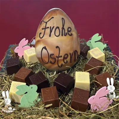 Schokoladen Oster Ei 
