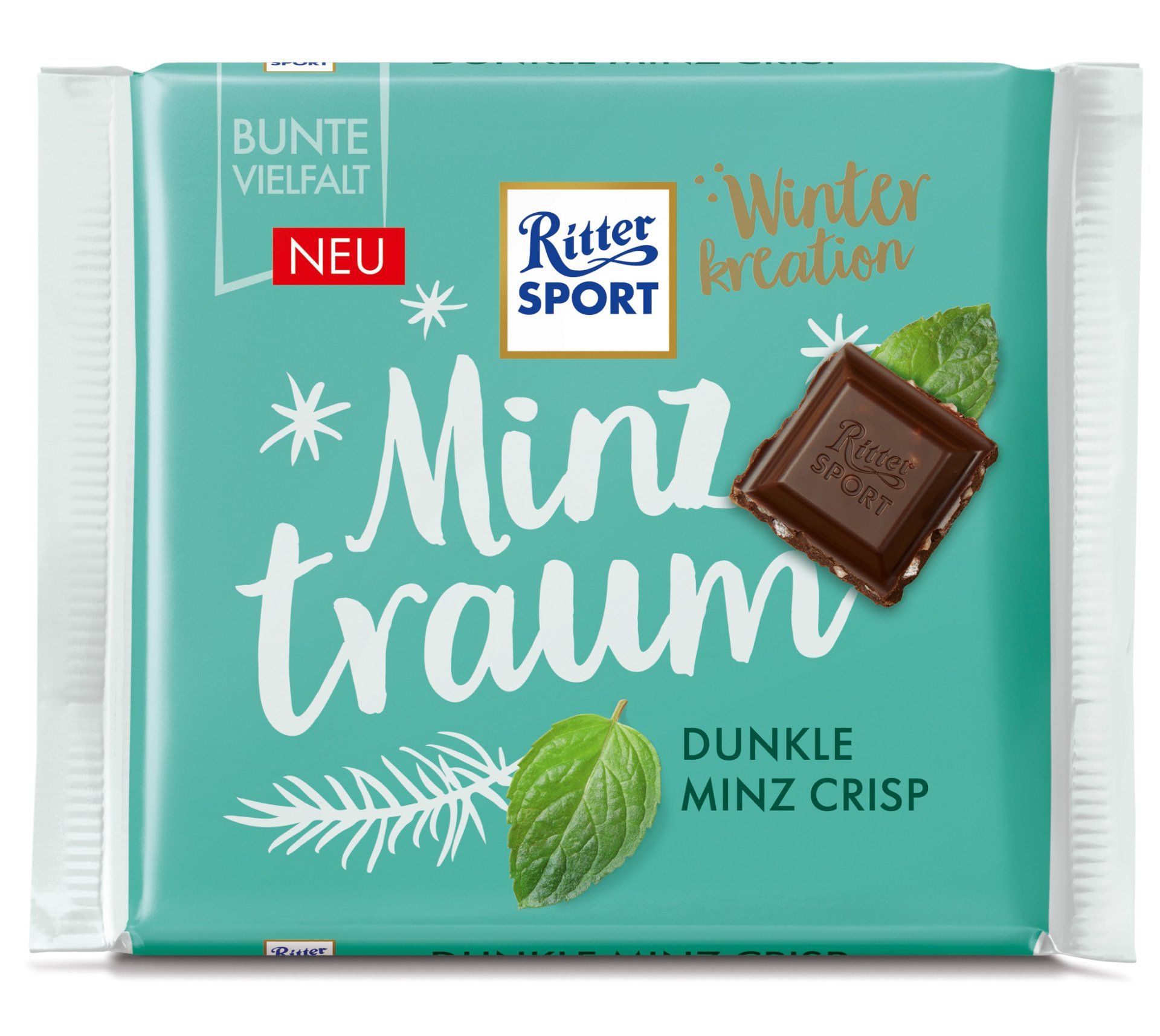 Шоколад Ritter Sport мята 100г