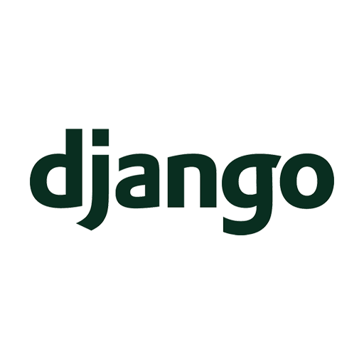 The django logo is black and white on a white background.