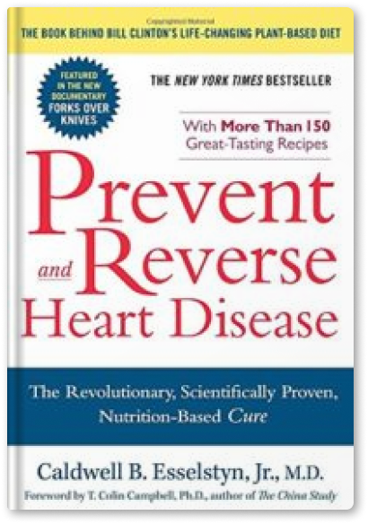 A book titled prevent and reverse heart disease