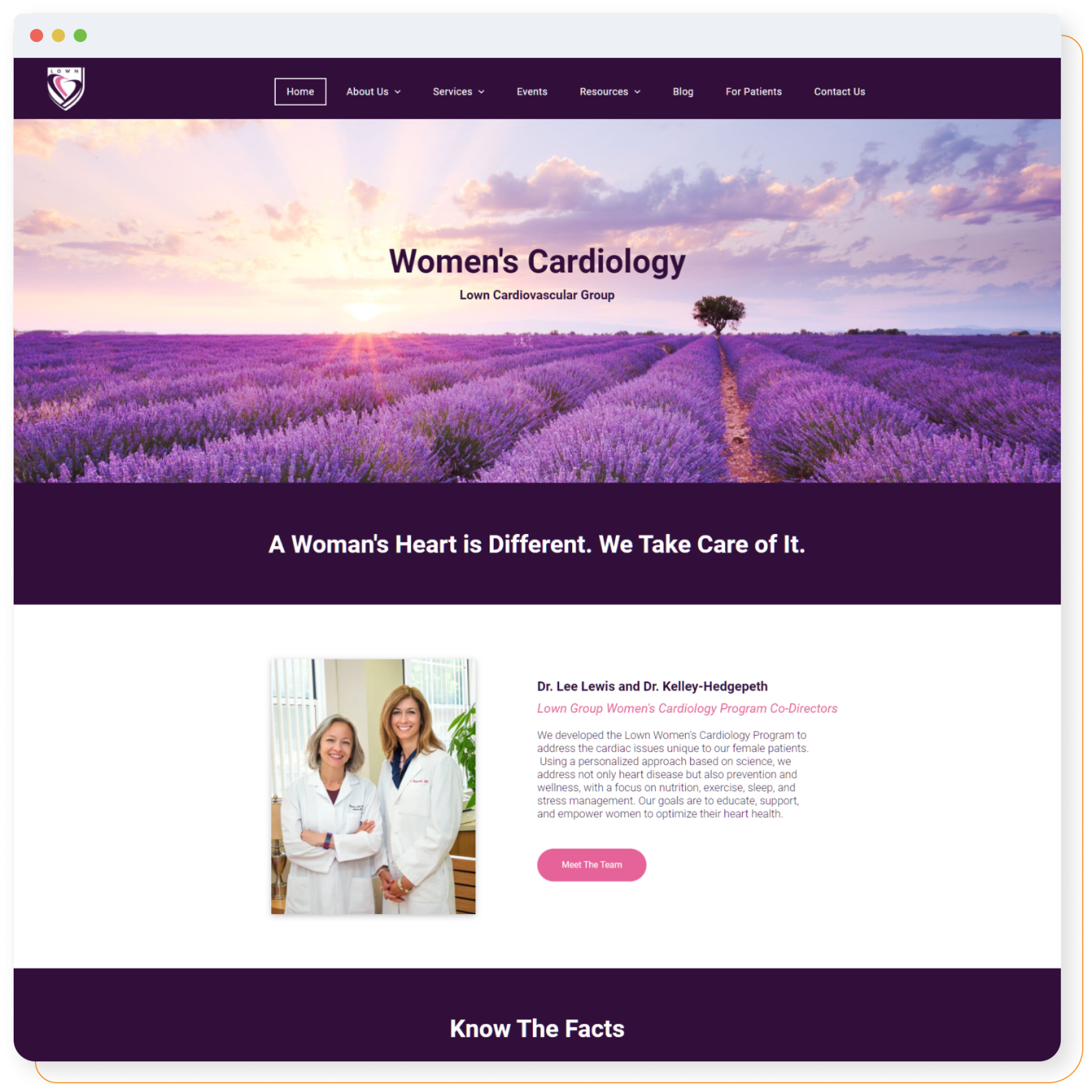 A woman 's heart is different , we take care of it.