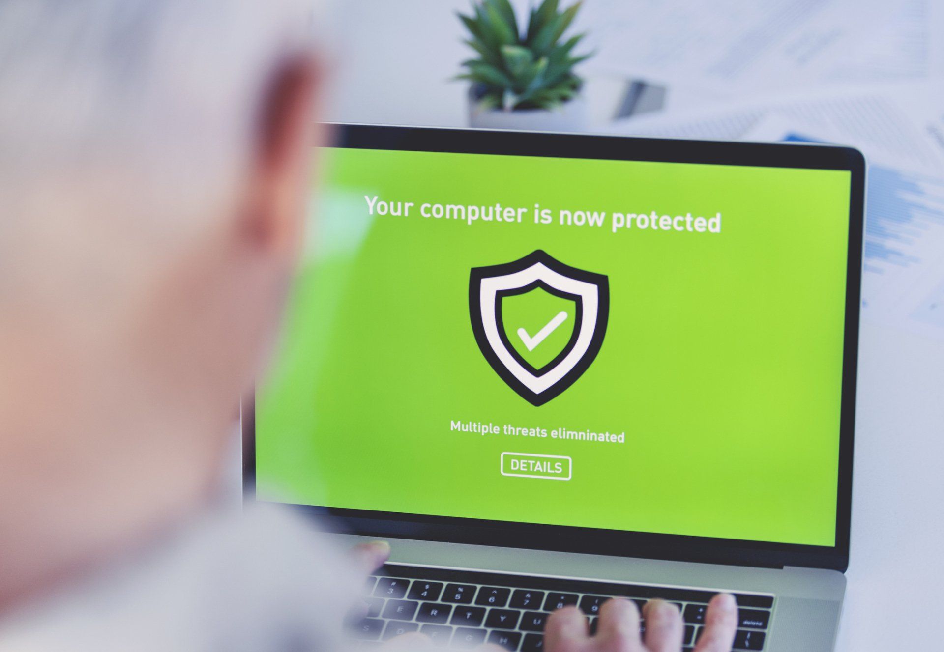 Laptop Protected with Antivirus — Woodvale, WA — Ashton Technology