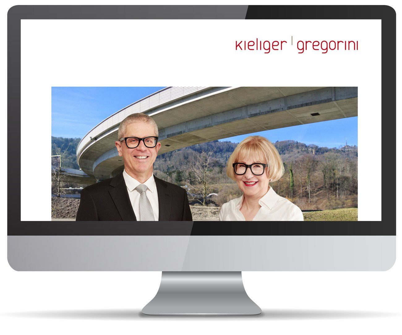 Desktop Website Kieliger & Gregorini AG