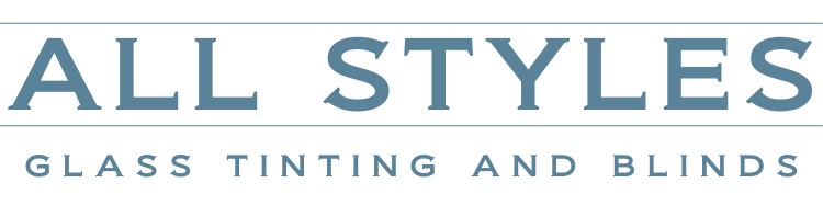 all styles glass tinting and blinds logo